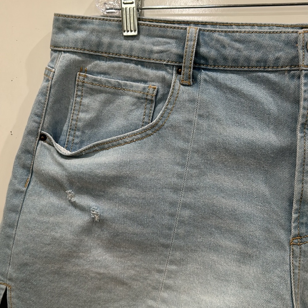 Final Sale 🔥No More Low Offers No Boundaries Juniors Seamed Denim Shorts Size 21 - Picture 5 of 9